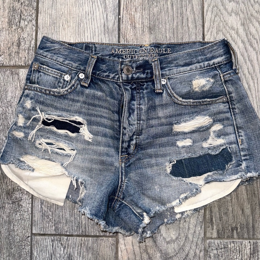 American eagle jean shorts